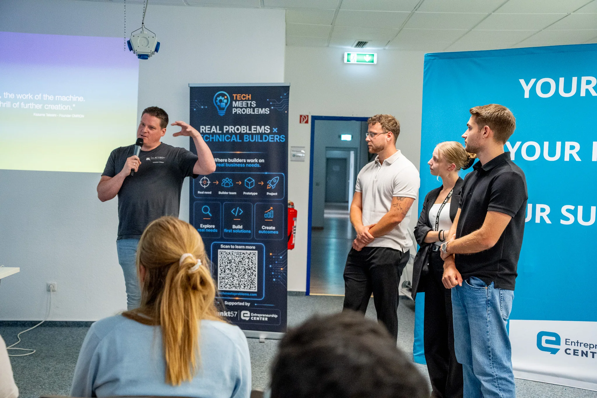 Tech Meets Problems event.
